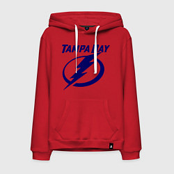 Толстовка-худи хлопковая мужская HC Tampa Bay, цвет: красный