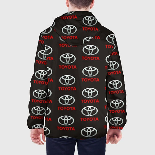 Мужская куртка Toyota / 3D-Черный – фото 4