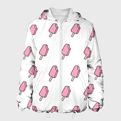 Мужская куртка Мороженое розовое