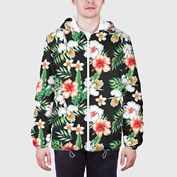 Куртка с капюшоном мужская Фэшн 4, цвет: 3D-белый — фото 2