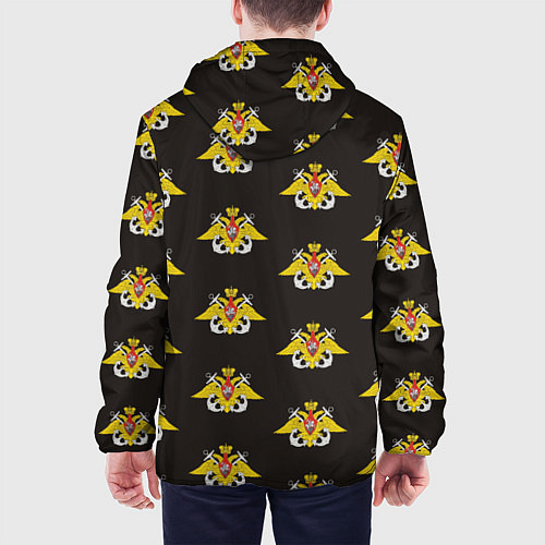 Мужская куртка ВМФ лого / 3D-Черный – фото 4