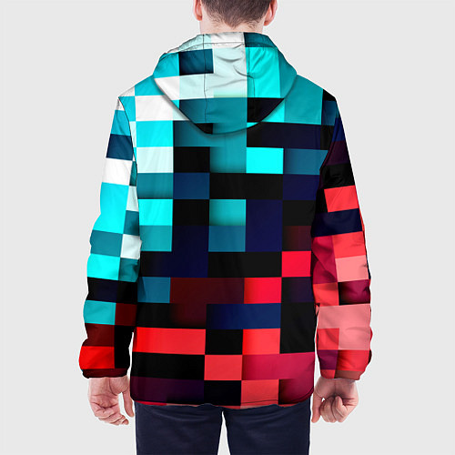 Мужская куртка Pixel Color / 3D-Черный – фото 4