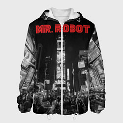 Куртка с капюшоном мужская Mr. Robot City, цвет: 3D-белый