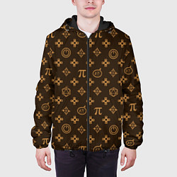 Куртка с капюшоном мужская Geek, цвет: 3D-черный — фото 2
