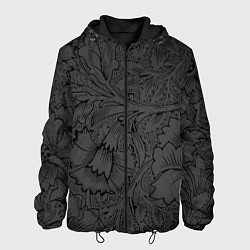 Куртка с капюшоном мужская Пылания страсти, цвет: 3D-черный