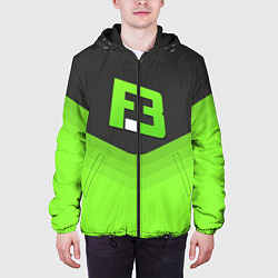 Куртка с капюшоном мужская FlipSid3 Uniform, цвет: 3D-черный — фото 2