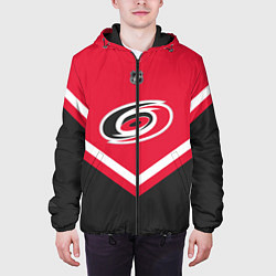 Куртка с капюшоном мужская NHL: Carolina Hurricanes цвета 3D-черный — фото 2