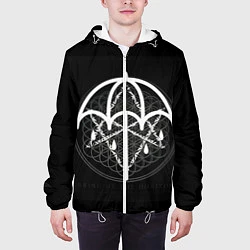 Куртка с капюшоном мужская BMTH: Rain Symbol, цвет: 3D-белый — фото 2