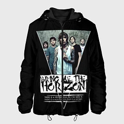 Куртка с капюшоном мужская Bring Me The Horizon, цвет: 3D-черный