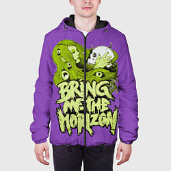 Куртка с капюшоном мужская Bring Me The Horizon, цвет: 3D-черный — фото 2