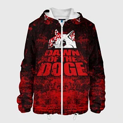 Куртка с капюшоном мужская Dawn of the Doge, цвет: 3D-белый
