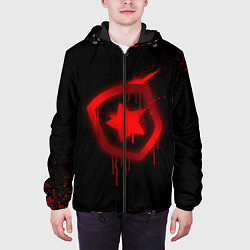 Куртка с капюшоном мужская Gambit: Black collection цвета 3D-черный — фото 2