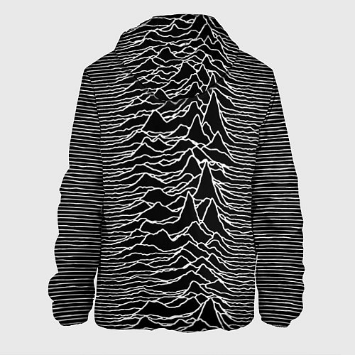 Мужская куртка Joy Division: Unknown Pleasures / 3D-Белый – фото 2