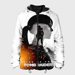 Куртка с капюшоном мужская Rise of the Tomb Raider 1, цвет: 3D-черный