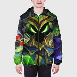 Куртка с капюшоном мужская Вейгар, цвет: 3D-черный — фото 2