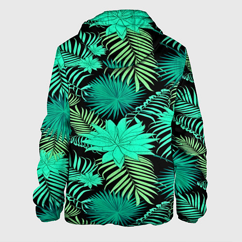Мужская куртка Tropical pattern / 3D-Черный – фото 2