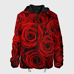 Мужская куртка Красные розы