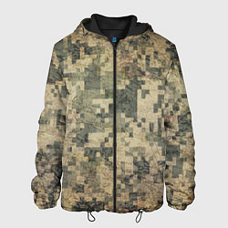 Мужская куртка Камуфляж пиксельный: хаки