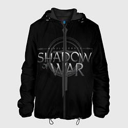 Куртка с капюшоном мужская Shadow of War, цвет: 3D-черный
