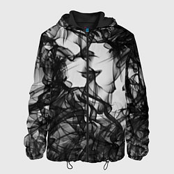Куртка с капюшоном мужская Smoke, цвет: 3D-черный