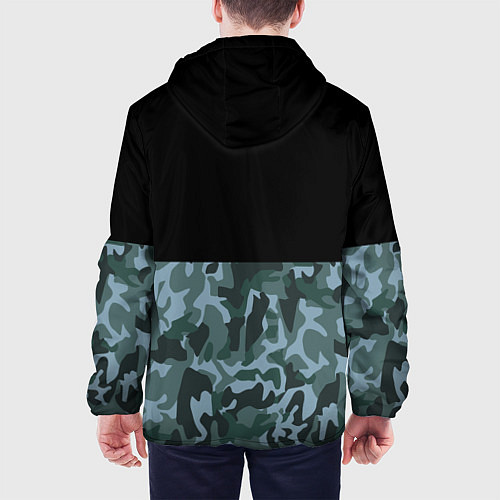 Мужская куртка Камуфляж: черный/синий / 3D-Черный – фото 4