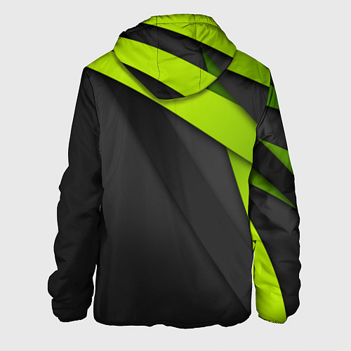 Мужская куртка Спортивная геометрия 6 / 3D-Черный – фото 2