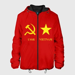 Куртка с капюшоном мужская СССР и Вьетнам, цвет: 3D-черный
