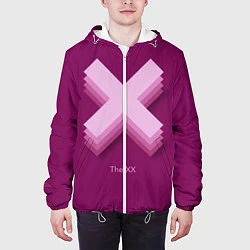Куртка с капюшоном мужская The XX: Purple, цвет: 3D-белый — фото 2