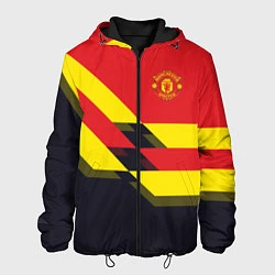 Куртка с капюшоном мужская Man UTD FC: Black style, цвет: 3D-черный