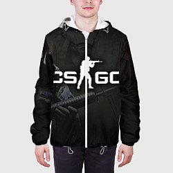 Куртка с капюшоном мужская CS:GO SWAT, цвет: 3D-белый — фото 2