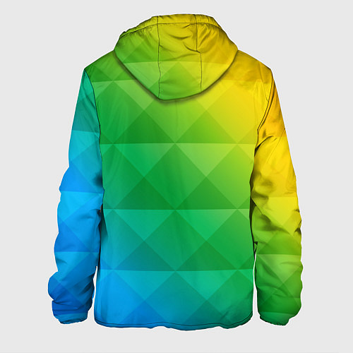 Мужская куртка Colored wall / 3D-Белый – фото 2