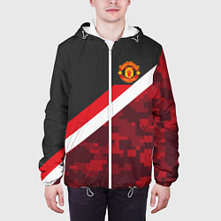 Куртка с капюшоном мужская Man UTD FC: Sport Camo, цвет: 3D-белый — фото 2