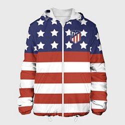 Куртка с капюшоном мужская Atletico Madrid: Stars line, цвет: 3D-белый