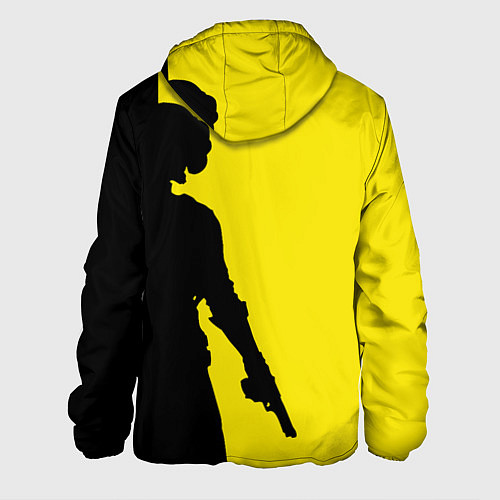 Мужская куртка PUBG: Yellow Shadow / 3D-Белый – фото 2