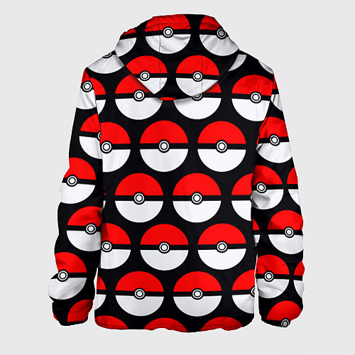 Мужская куртка Pokeball Pattern / 3D-Белый – фото 2