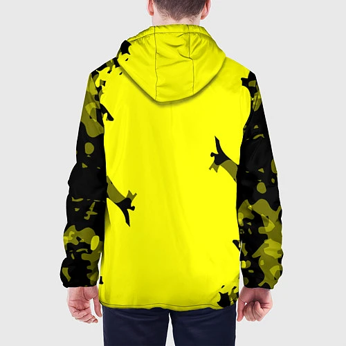 Мужская куртка FC Borussia Dortmund: Yellow Original / 3D-Черный – фото 4