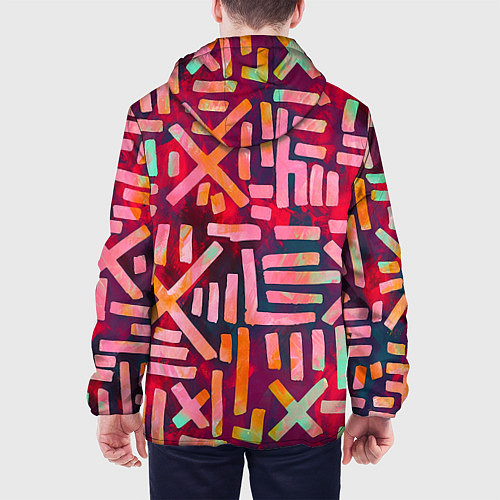 Мужская куртка Geometry Etnic / 3D-Черный – фото 4