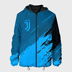 Куртка с капюшоном мужская FC Juventus: Blue Original, цвет: 3D-черный