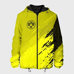 Куртка с капюшоном мужская FC Borussia: Yellow Original, цвет: 3D-черный