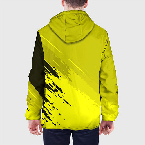 Мужская куртка FC Borussia: Yellow Original / 3D-Черный – фото 4
