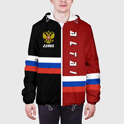 Куртка с капюшоном мужская Altai, Russia, цвет: 3D-белый — фото 2