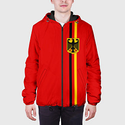 Куртка с капюшоном мужская Германия, цвет: 3D-черный — фото 2
