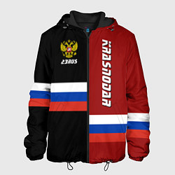Куртка с капюшоном мужская Krasnodar, Russia цвета 3D-черный — фото 1