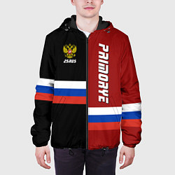Куртка с капюшоном мужская Primorye, Russia, цвет: 3D-черный — фото 2