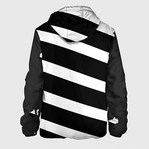 Мужская куртка Juve: B&W Lines / 3D-Белый – фото 2