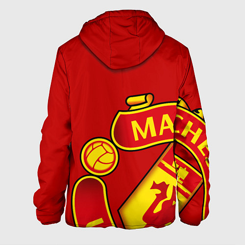 Мужская куртка FC Man United: Red Exclusive / 3D-Белый – фото 2
