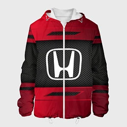 Куртка с капюшоном мужская Honda Sport, цвет: 3D-белый