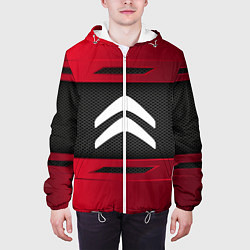 Куртка с капюшоном мужская Citroen Sport, цвет: 3D-белый — фото 2
