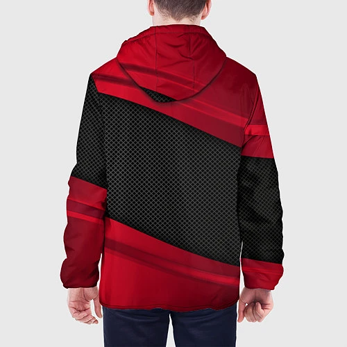 Мужская куртка Volkswagen: Red Sport / 3D-Черный – фото 4