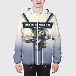 Куртка с капюшоном мужская Warhammer 40000: Tau Empire, цвет: 3D-белый — фото 2